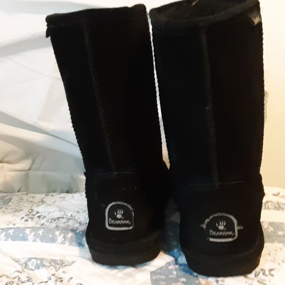Black bearpaw boots